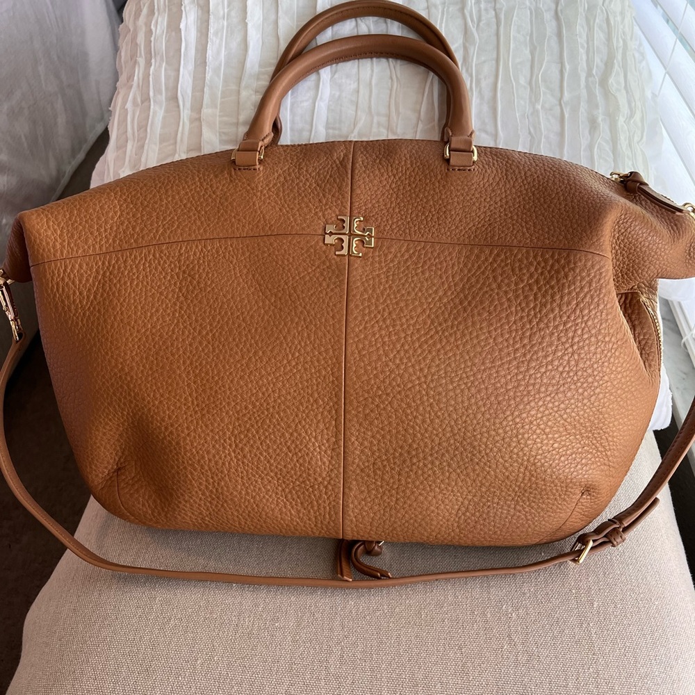 Tory Burch Tan Leather Tote Bag